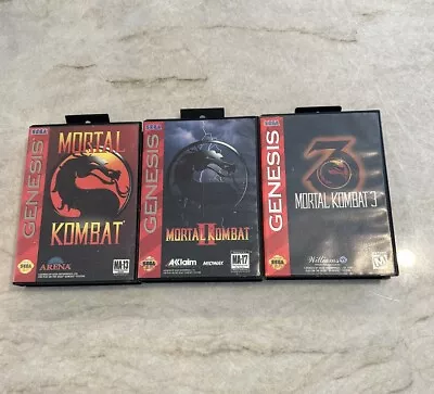 Mortal Kombat 1 2 & 3 (Sega Genesis) Arcade Classic • $40