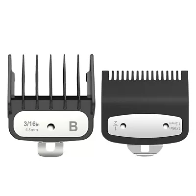 2X 1.5mm+4.5mm For WAHL Hair Clipper Limit Comb Guide Trimmer Guards Attachment • £3.64