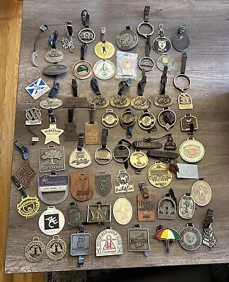 Huge Collection Of Golf Metal Bag Tags Lot Of 66 • $199.99