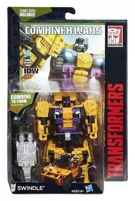 Transformers Combiner Wars SWINDLE Decepticons Action Figure + Comic Book NEW • $149.95