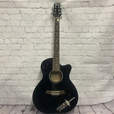Miranda Lambert Revolution Black Acoustic Copley Guitar CA-400B Signed **READ** • $399.99