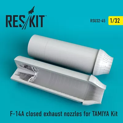 F-14A Closed Exhaust Nozzles For TAMIYA (Resin Set) 1/32 ResKit RSU32-0045 • $32.50