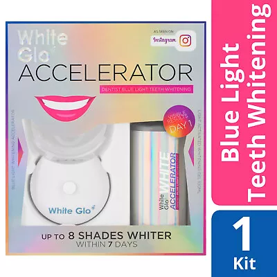 $39.95 • Buy White Glo Accelerator Blue Light Teeth Whitening Kit