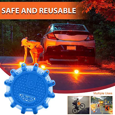 LED Road Flares Emergency Lights Roadside Car Safety Flare Kit For Vehicles 3 • $13.11