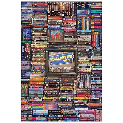 Blockbuster Era 1000-Piece Jigsaw Puzzle | Toynk Exclusive • $24.99