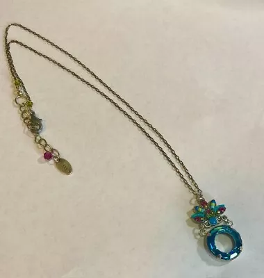 FIREFLY Necklace With Swarovski Crystals & Czech Glass Beads 16  To 17  Length • $69.99