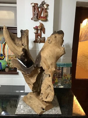 £50 • Buy Huge Heavy Wooden Art Driftwood Sculpture