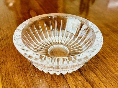 $11.99 • Buy Val St Lambert Belgium Glass Crystal Dish Ashtray Balmoral Signed