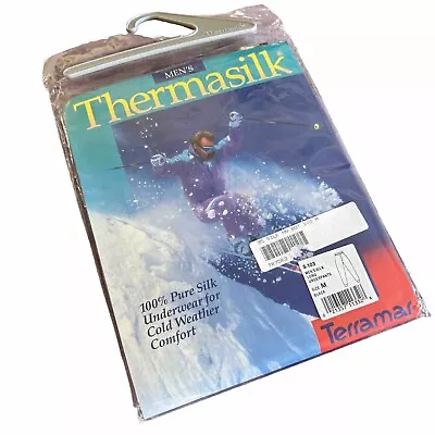 Terramar Thermasilk 100%  Silk Base Layer Pants Size Men’s Medium • $30