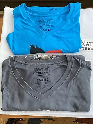Native Threads 2 Vintage Men's XXL T-shirts; 1 Still Has Tags Never  Worn • $22