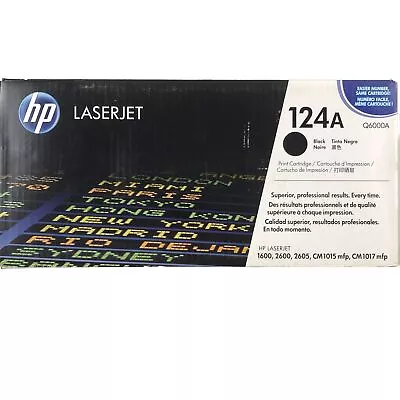 HP 124A Genuine Q6000A BLACK Colour Printer Laser Toner 1600 2600 Cartridge Ink • $76.99