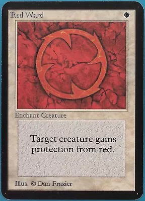 Red Ward Alpha PLD White Uncommon MAGIC THE GATHERING CARD (ID# 455885) ABUGames • $20.27