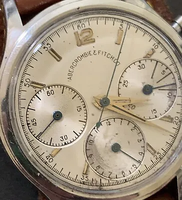 Own A Pc/ Abercrombie&Fitch History:By Heuer—Pilots Sports Valjoux 72 Movement. • $150000