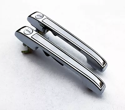 $59.90 • Buy VW Rabbit Golf MK1 1 MK2 2 Jetta Scirocco Euro Chrome Front Door Handles Opener
