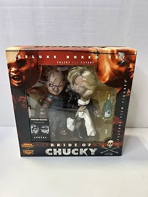 Mcfarlane Toys Movie Maniacs 2 Bride Of Chucky  Deluxe Boxed Set New J6 • $51.99