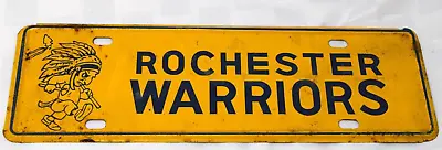 Vintage Metal Sign Rochester Warriors School Washington State • $99.99