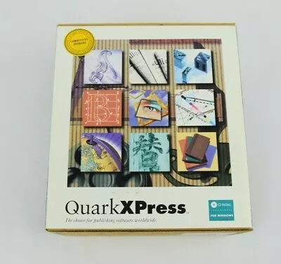 QuarkXPress Competitive Upgrade For Windows Version 4.1 • $20.99