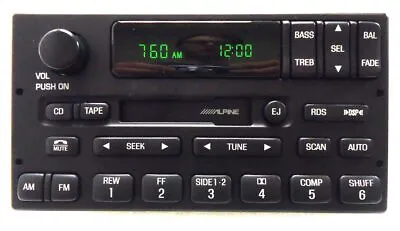 1998 - 2002 LINCOLN Navigator Town Car OEM Alpine Radio Tape Player RDS Receiver • $125