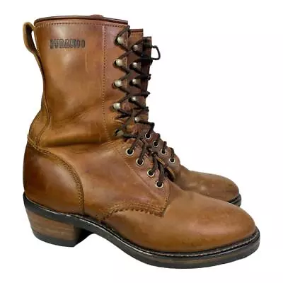 Durango Packer Lacer Boot Men Size 8.5 D Brown Leather • $48