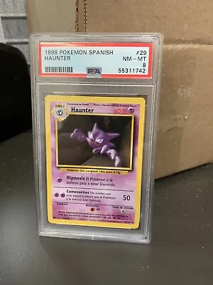 PSA 8 Pokémon TCG Haunter Base Set 29/102 Regular SPANISH • $10