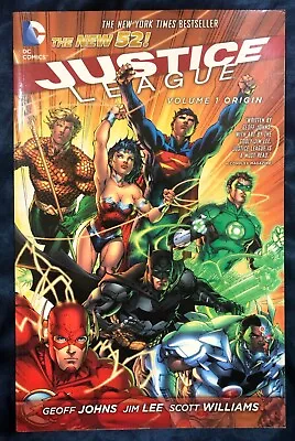 $15 • Buy DC Comics Justice League: Vol. 1: Origin (New 52) TPB Graphic Novel (2013)