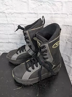 K2 Shimano Clicker Step-In Black Snowboard Boots Men's Size 8.     S15 • $41.65