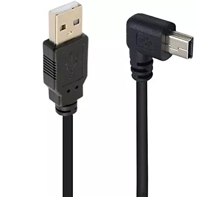 90 Degree Mini USB Cable Angle Mini 5pin USB B Male To USB 2.0 Male Data Sync... • $15.87