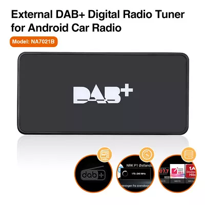 External Digital DAB+ Box Radio Tuner For All Car Dvd Radio Android Navigation • £39.99