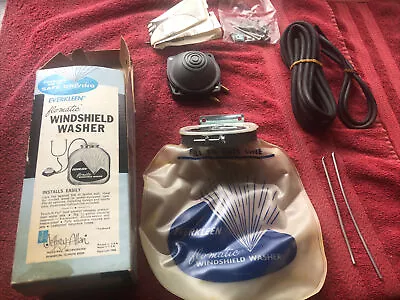 Vintage Flomatic Everkleen Universal Rat Rod Windshield Washer Reservoir Bag Kit • $75