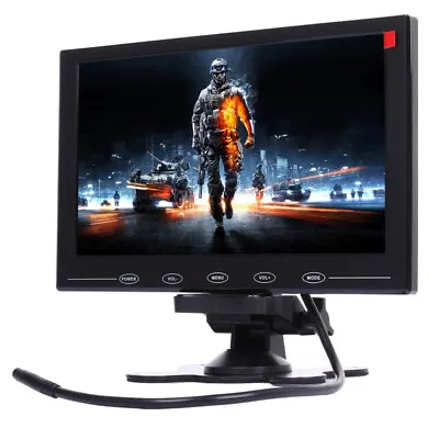 Ultra Thin 9  TFT LCD Parking Reverse Screen HDMI VGA Car Rear View Monitor • $57.50