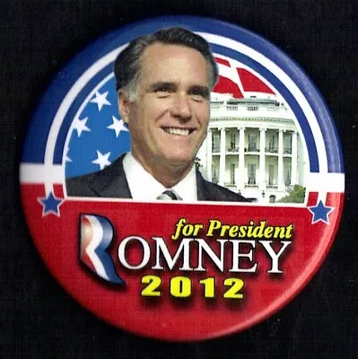 2012 Mitt Romney 2-1/4  /  White House  Presidential Campaign Button(Pin24) • $3.25