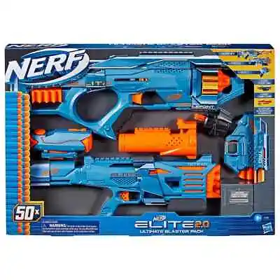 Nerf Elite Ultimate Blaster Pack 3 Blasters With 50 Darts Nerf Guns • $100