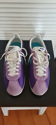 Nike Cortez Vintage Nylon Sneakers Shoes Purple Violet  US 10.5 • $340