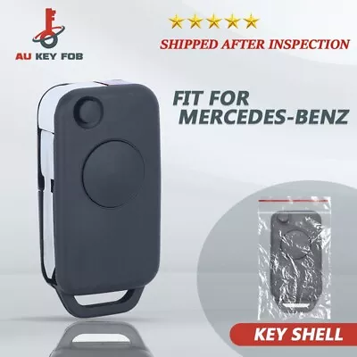 HU39 For Mercedes W168 W124 W202 W210 W211 W203 Flip Key Shell Cover Case Fob 1B • $10.67