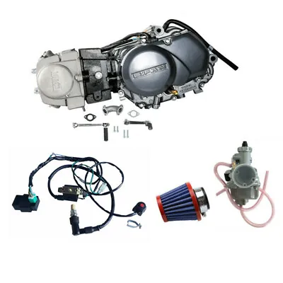 125cc 4 UP LIFAN Engine Motor + Wiring Dirt Bike Honda CT110 CT90 Postie Bikes • $459.23