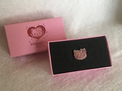 Hello Kitty MomoBerry Ring Pink Rinestone Adjustable Sanrio • $159.99