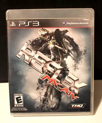 MX Vs. ATV Reflex Sony PlayStation 3 2009 PS3 Tested  COMPLETE FREE SHIPPING • $10.59