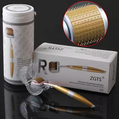 100% Auth ZGTS 192 Titanium Alloy Micro Needle Derma Roller Anti Aging Acne Scar • $14.14