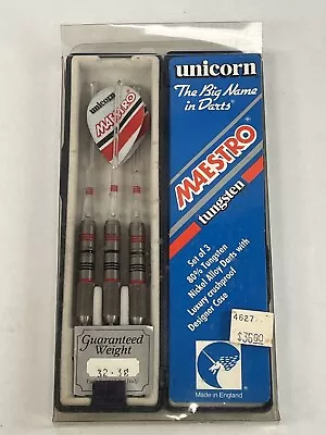 Vintage Dart Set Unicorn Maestro 32 Grams New Old Stock • $29