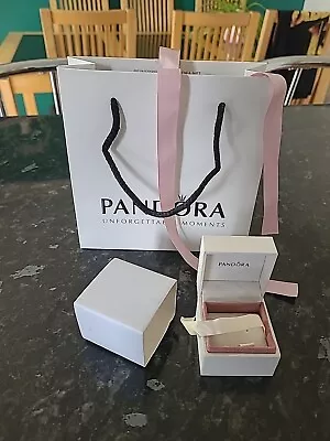 Genuine Pandora Gift Bag With Pink Or Black Trinket Box • £0.99