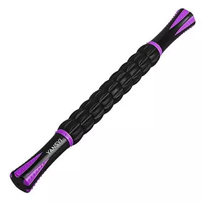  Muscle Roller Stick For Athletes - Body Massage Roller Stick - Release Purple • $15.64