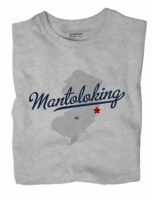 Mantoloking New Jersey NJ T-Shirt MAP • $19.50