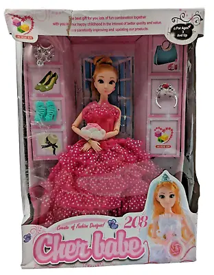 Cher Babe Princess Doll 208 With Accessories New Box Damaged Free Postage • $17.39