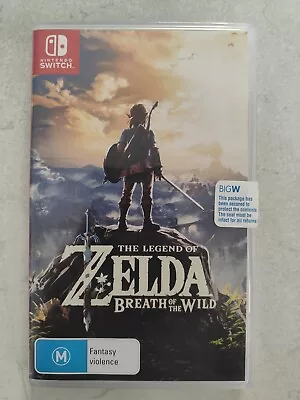 The Legend Of Zelda: Breath Of The Wild Nintendo Switch Like New • $54.95