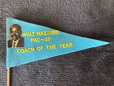 BANNER UCLA Bruins Basketball Walt Hazzard Pac 10 Coach Of The Year Mini Sized • $44.95