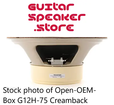 Celestion G12H-75 Creamback 16Ω (4 Pack) [Open Box] 75W 75hz New UK Guitar Sp... • $599