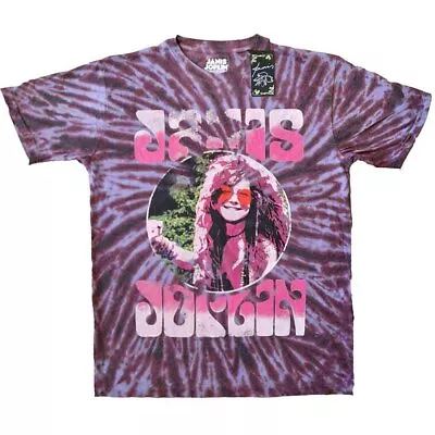 Janis Joplin Pink Shades T-Shirt Purple New • $23.28