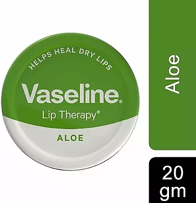 Vaseline Dry Lips Balm Therapy Aloe Vera Petroleum Jelly Pocket Size Non Greasy • £3.99