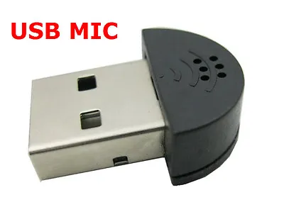 Nano USB Microphone Very Small USB Mic For Laptop Desktp PC Notebook Netbook • £4.64