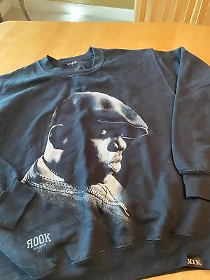 Brooklyn Mint Notorious BIG Biggie Smalls Black Hip-Hop Rap Sweatshirt Sz S Rook • $19.99